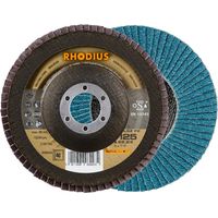 Disques à lamelles RHODIUS Inox LGZ F2 - Ø 125X22.23 - GR.40 - 209494
