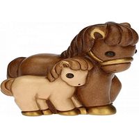 THUN ® - Cavallo con Puledro Presepe Classico