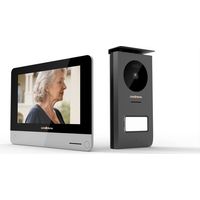 Portier vidéo WiFi avec écran - LINK2HOME - Écran tactile 7 - Notification smartphone - Caméra 1080p grand angle 120°