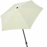 Aktive Sonnenschirm Aluminium Beige 270 cm Durchmesser