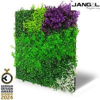 JANGAL Pannelli acustici Modulabili in FLORA sintetica ULTRAREALISTICA 52x52cm mod. VIOLET
