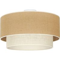 Ceiling Lightdimmable 'Boho Jute' made of Textile for Living Room & Dining Room