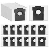 14 Stück Ersatz-Staubsaugerbeutel für Dreame L20 Ultra / X30 / X40 Ultra / X50 Ultra Complete, L10 / L10s / L10s Pro, L40 / L40s, L50 Ultra sowie Mova E30 / E40 / V50 / P50 / P50s Ultra Saugroboter