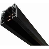 Riel eléctrico trifásico molto-luce aluminio negro 200 cm
