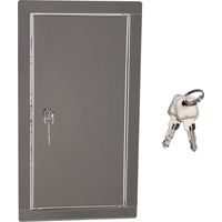 KOTARBAU® Trappe de Visite - Acier Inoxydable - 20x40 cm - Argent - Trappe de Visite Plafond - avec Serrure et 2 Clés - Pour Intérieur Extérieur - Résistante à la Corrosion