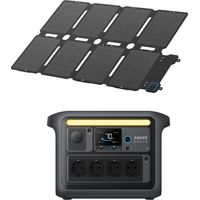 Kit station électrique Anker SOLIX C1000X avec panneau solaire PS100X