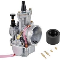 Carburateur 32mm,Carburateur Moto Universel pour 2 Temps 4 Temps Dirt Bike Motocross Moto Scooter ATV Quad Go Kart