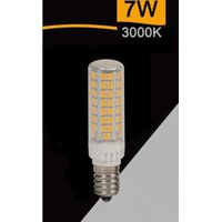TRADE SHOP - Lampadina Led E14 7w 820lm Tubolare Luce Naturale Fredda Calda Sparac-e14-7w-ce2 - -Bianco Caldo -