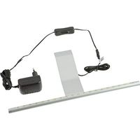 Lampada da specchio, lampada da camera da letto a LED, argento, metallo, H 10 cm
