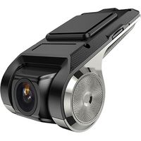 USB Dash Camera Car DVR HD720P, 90° Rotating Lens 170° Wide Angle Road Video Recorder Automatic Cycl