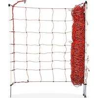 Horizont – Filet électrifiable mouton 0.90 m x 50 m – 14 piquets simple pointe – 3 conducteurs inox 0.2 mm – Pour gardiennage sécurisé