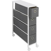 Maximex Estantería de cocina moderna antracita 79x20x58 cm