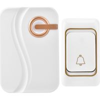 Sonnette sans fil pour la maison, sonnette étanche à piles