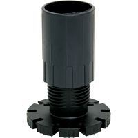 Pied plastique ø30 sans embase - Hauteur : 80 mm - VOLPATO