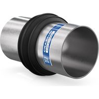 CR Futterrohr FE/Edelst. DN 100, L: 24cm V2A, umlaufende 3-Stegdichtung