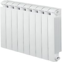 Calefacción central de hierro fundido y aluminio 9 elementos blanco KLASS 600