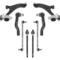 KIT BRACCIO OSCILLANTE 8 PEZZI COMPATIBILE CON HONDA CR-V V (RW, RT) 1.5 AWD (RW2) 12 / Kit Sospensione Completo OE/OEM / Bracci Oscillanti + Testine Sterzo / Sostituzione Diretta OEM