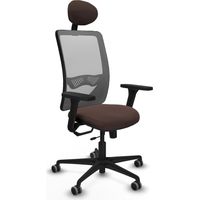 Chaise de bureau piqueras y crespo Zulema gris similicuir