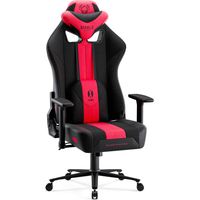 Chaise gaming Diablo X-Player 2.0 en Tissu Taille King: Cramoisie-Anthracite