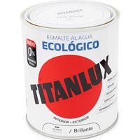 Ökologischer glänzender weißer Emaille auf Wasserbasis, 750 ml, Titanlux 00T056634