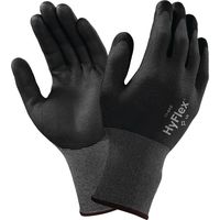 Gant HyFlex® 11-840 Taille 9 noir/gris nylon-spandex avec mousse nitrile EN 388