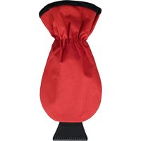 Durable Windscreen Winter Snow Ice and Frost Ice Scraper with a Cozy Waterproof Fleece Glove for Extra Warmth and Protection