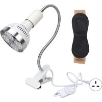 Lampe de luminothérapie LED bleue pour acné, soin de la peau et traitement de la jaunisse - 110-240V avec prise UK
