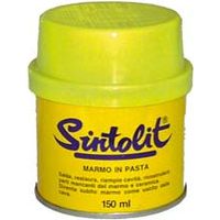 SINTOLIT STUCCO PER MARMO E CERAMICA IN BARATTOLO ML.175- - ml.175 bianco tipo verticale - 3 pezzi SINTOLIT