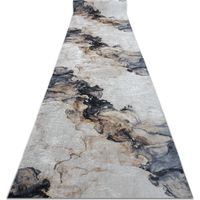 PASSATOIA gommata LOTUS SHADOWS 37550 Astrazione beige / grigio lavabile 60cm beige 60x580 cm