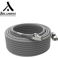 Cordon RJ45 gris CAT6A surmoulé FTP 100 Ohms LSOH - Longueur - 15 mètres
