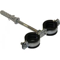 50 St. DoppelRohrschellen 1/2" Rohrschellen Befestigungsschellen Schellen