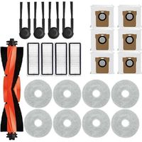 Ersatzteile für den Xiaomi Mijia M40S / OV31CN Saugroboter: Haupt- und Seitenbürsten, HEPA-Filter, Reinigungstücher, Staubbeutel