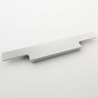 Griffleiste Möbelgriff Akina Länge 210 mm, Aluminium Edelstahl-Effekt