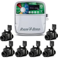 Automatischer elektrischer Bewässerungsprogrammierer ESP-TM2 6 Zonen Indoor Rain Bird + 6 Elektroventile 100HV 24V 1