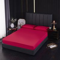 ALLIANDIS Housse de matelas imperméable double couche en TPU poncé de couleur unie, douce pour la peau, housse de protection pour matelas à urine, housse anti-poussière
