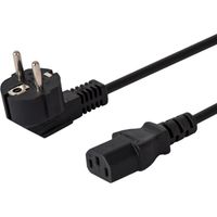Savio cl-181 Kabel de power cee 7/7 (e/f) - iec c13 5m