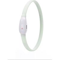Collier Lumineux LED Collier de Chien Rechargeable par USB, Réglable en Longueur Collier pour Chiens et Chats pour la Sécurité de Vos Animaux de Compagnie
