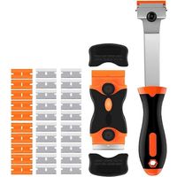 Heavyduty Glass Glue Scraper Ergonomic Handle, Durable Blades