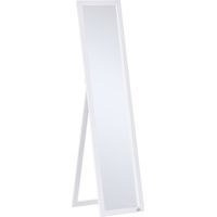 Espejo de Cuerpo Entero de Pie o para Colgar de Estilo Moderno para Pasillo Dormitorio 37x37x154 cm Blanco