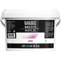 Gesso - Blanc - Apprêt - Acrylique, aquarelle, huile - Liquitex - Pot 1,89L