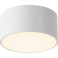 Lámpara de techo exterior Maytoni Zon IP blanca con LED integrado de 15 W.