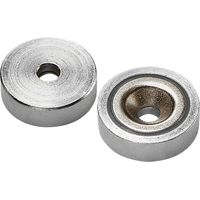 Flachgreifermagnet mit Bohrung, Neodym,⌀ 32 mm