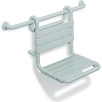 HEWI Einhängesitz Serie 801 B 345 mm H 471 mm T 480 mm reinweiß