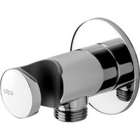 Supporto doccia con presa acqua in ottone - Alpi
