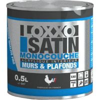 Peinture Acrylique Satin Monocouche Murs & Plafonds 0.5 L - Loxxo