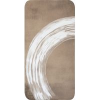 TAPIS DE BAIN Peinture - Marron - Japandi 60x120 cm