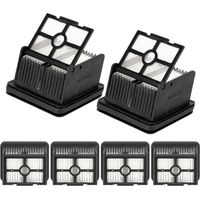 (6 pièces) H12 Pro filtres HEPA de rechange pour Dreame H12 Pro, H12 DUAL, H13 Pro, M12, H15 Pro, H15 Mix, H12S, H12 Pro FlexReach aspirateur sans fil, kit d'accessoires de filtres, filtre verticaux