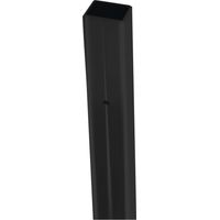 Polysan Zoom Line - Erweiterungsprofil 20 mm, Höhe 1900 mm, für wandhängendes Schwenkprofil, mattschwarz ZL920B