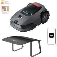 MOVA LiDAX Ultra 800 – 500–800 m², Abri pour robot tondeuse inclus, LiDAR 3D IA, Cartographie Automatique, Coupe-Bordures