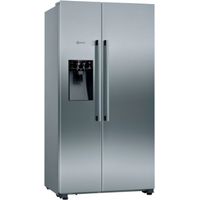 Neff KA3923IE0. Posizionamento dell'apparecchio: Libera installazione, Design del prodotto: Porta americana, Colore del prodotto: Nero, Grigio. Capacità netta totale: 562 L, Classe climatica: SN-T,...